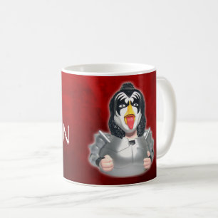 Kuss-Band-Gummiente - CelebriDucks Gene Simmons Kaffeetasse