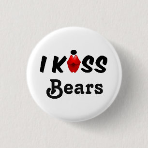 Kuss-Bären des Knopf-I Button