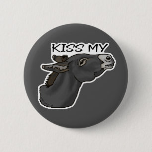 Küss... Burro Button