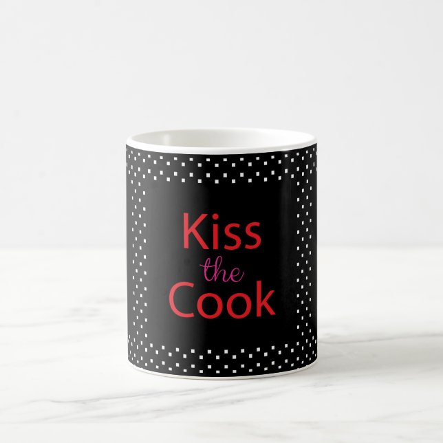 Küss den Koch Kaffeetasse (Mittel)