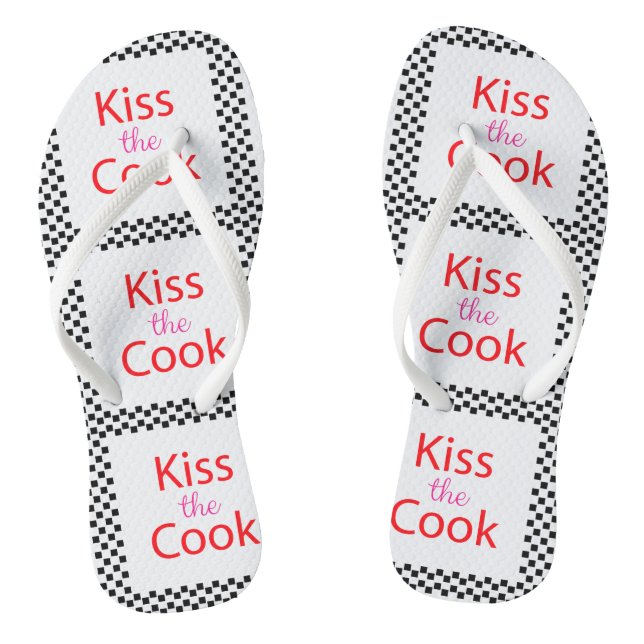 Kuss der Koch Flip Flops (Fußbett)