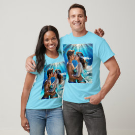 Kuss der Unterwasserliebenden T-Shirt