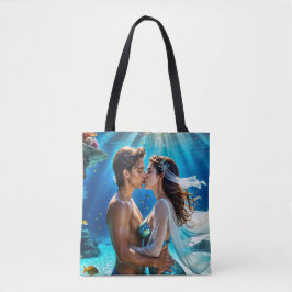 Kuss der Unterwasserliebenden Tasche