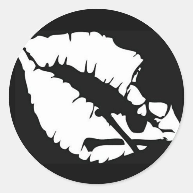 Kuss des Sticker für die Todesrunde (Vorderseite)