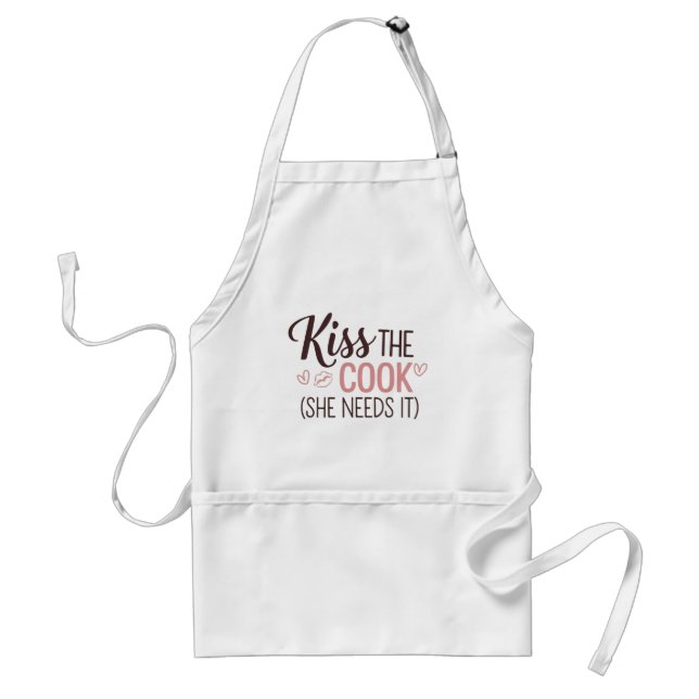 Küss die Cook-Schürze - sie braucht sie Schürze (Vorne)