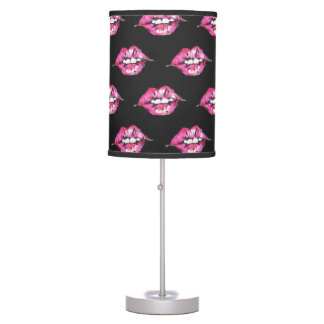 Küss die Lippen - Rosa und Schwarz