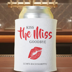 Küss die Miss Goodbye - Junggesellinnen-Abschiedsp Dosenkühler