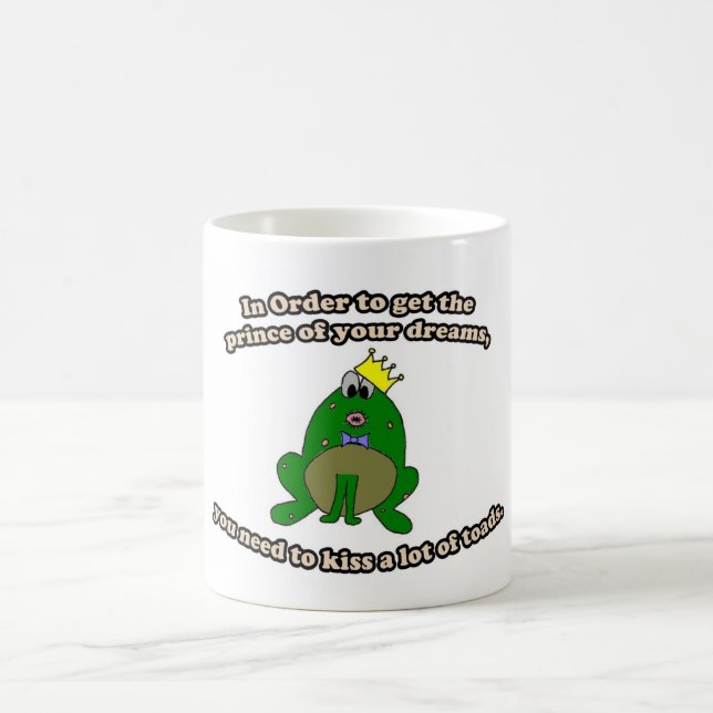 Kuss-Frosch-Tasse Kaffeetasse (Mittel)