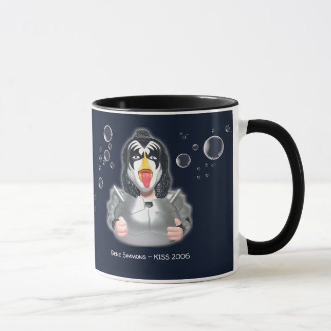 KUSS - Gene Simmonssammelbare Gummiente Tasse (Rechts)