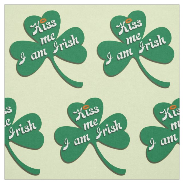Kuss ich irisch sein stoff (Muster)