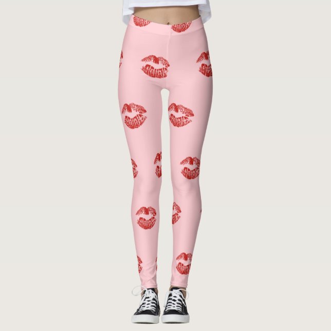 Küss Leggings (Vorderseite)