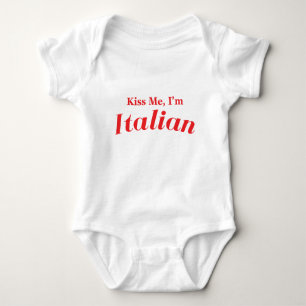 Küss Me Ich bin Italiener Baby Strampler