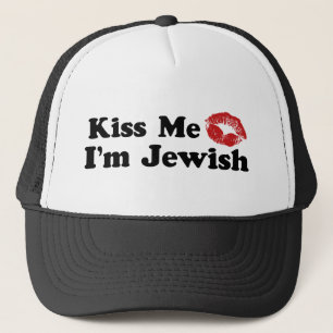 Küss Me Ich bin Jude Truckerkappe