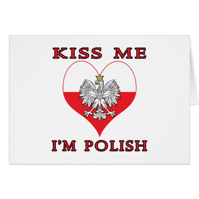 Küss Me Ich bin Polnisch (Vorderseite (Horizontal))
