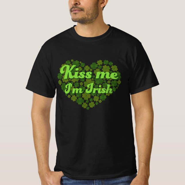 Küss me i'm Irish T-Shirt (Vorderseite)