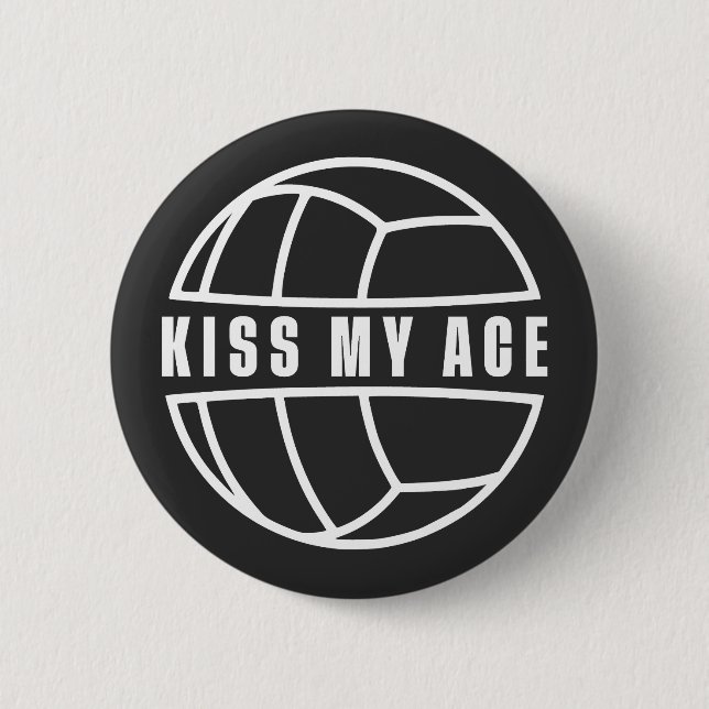 Küss mein Ass Button (Vorderseite)