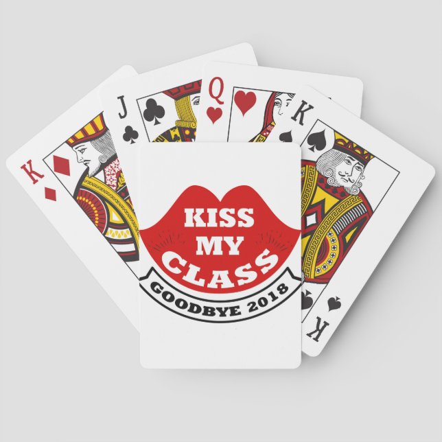 Kuss meine Klasse 2018 Spielkarten (Rückseite)