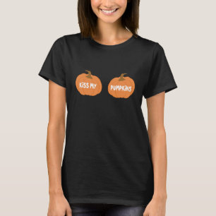 Küss meine Kürbis lustiges Halloween T-Shirt