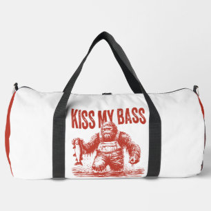 Küss meinen Bass Bigfoot-Angeln Duffle Bag