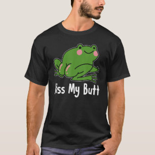Küss meinen Hintern Grünen Frosch heiß T-Shirt