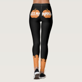 Küss meinen Kürbis lustiges Halloween Leggings