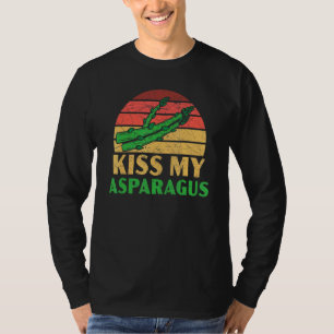 Küss meinen Spargel Vegan Gemüse Vegetarisch T-Shirt