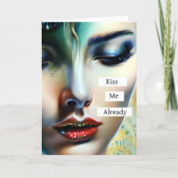 Küß mich endlich | Phantastische ätherische Kunst