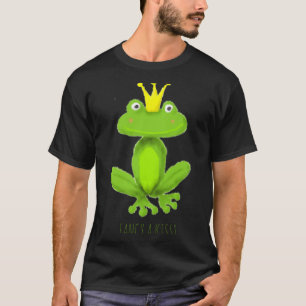 Küss mich Froschkönig Cartoon Valentinstag T T-Shirt