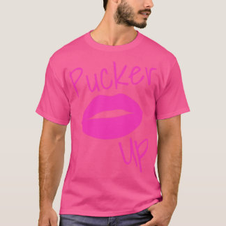 Küss mich, heiße Lippen, lustige Mode und Schminke T-Shirt