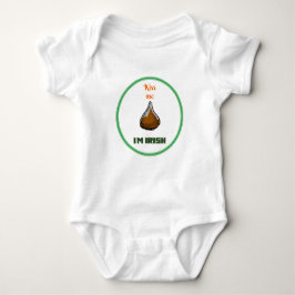 Küss mich, ich bin der irische St. Patrick's Day Baby Strampler