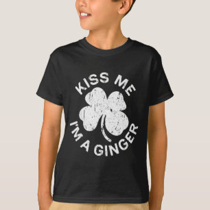 Küss mich, ich bin ein Ingwer-Shirt Männer Frauen T-Shirt