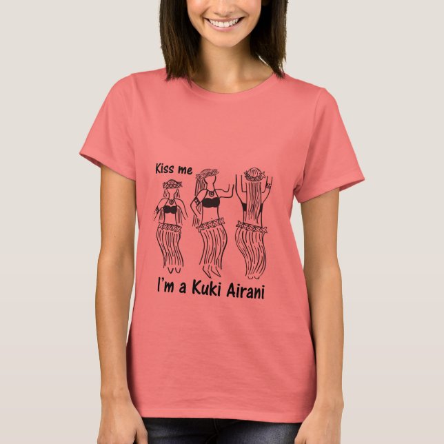 Küss mich, ich bin ein Kuki Airani T-Shirt (Vorderseite)