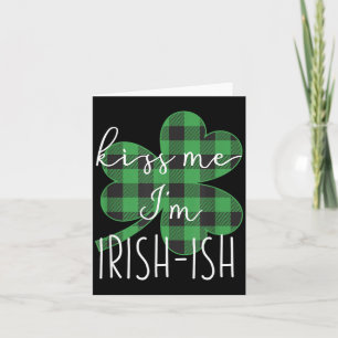 Küss mich, ich bin irisch-lustig St. Patricks Tag Karte