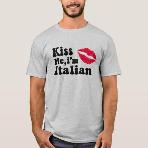 Kuss mich i'm Italiener T-Shirt