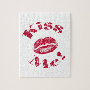 Küss mich! Rote Lippen