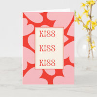 Küss Minimalist Romantische Liebe