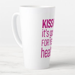 Küss mir, dass es gut für deine Gesundheit ist Milchtasse