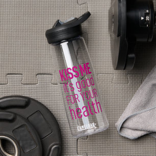 Küss mir, dass es gut für deine Gesundheit ist Trinkflasche