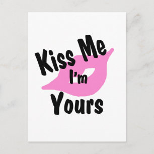 Küss mir, dass ich deiner bin postkarte