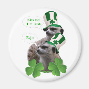 Kuss mir, ich bin ein irisches Mekka-Design Magnet