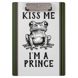 Küss mir, ich bin ein Prinz-Clipboard Klemmbrett