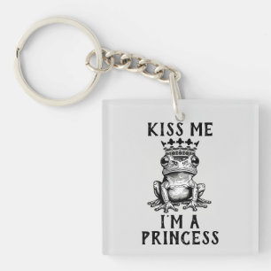 Küss mir, ich bin ein Prinzessin-Schlüsselanhänger Schlüsselanhänger