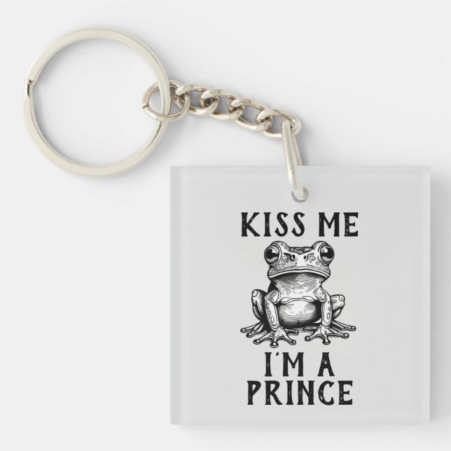 Küss mir, ich bin ein Schlüsselanhänger des Prinze (Vorderseite)