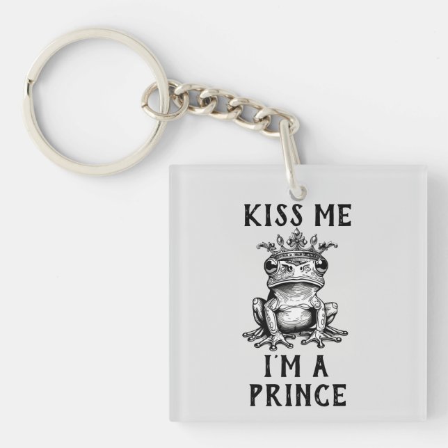 Küss mir, ich bin ein Schlüsselanhänger des Prinze (Vorderseite)