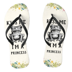 Küss mir, ich bin eine Prinzessin-Flip-Flops Flip Flops