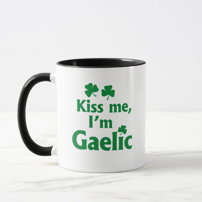 Kuss mir, ich bin gälisch tasse (Links)
