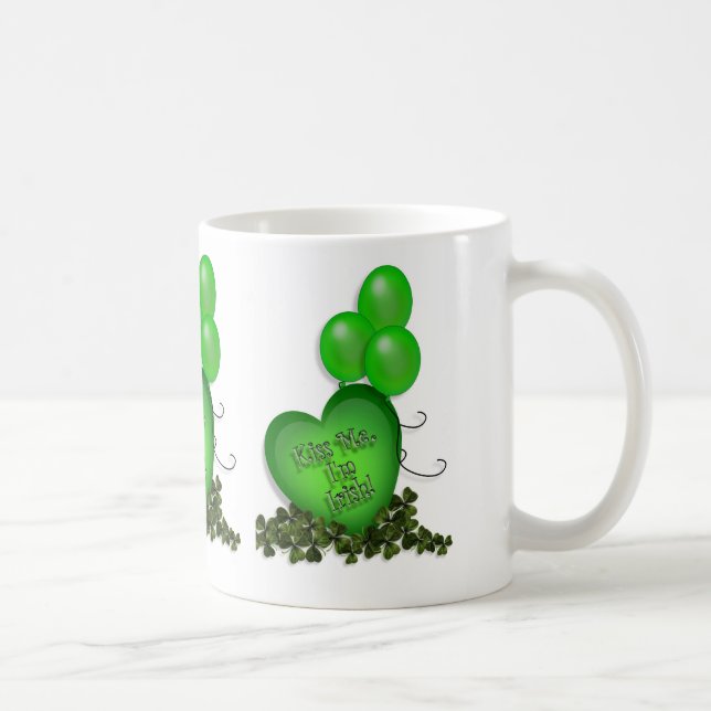 Kuss mir, ich bin Tasse des irischen Herzens (Rechts)