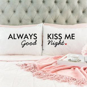 "Küss mir immer gute Nacht!"   SET Kissenbezug