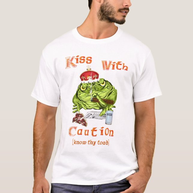 Kuss mit Vorsicht-T - Shirt (Vorderseite)