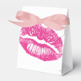 Kuss, rosa Lippen Geschenkschachtel
